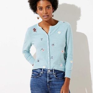 LOFT Floral Sweater